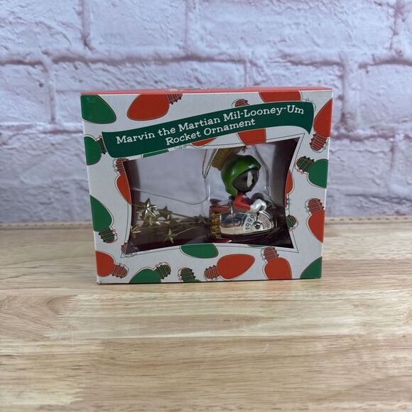 Marvin The Martian Mil-Looney-Um Rocket Ornament‎ 1999-2000 Warner Brothers - Picture 1 of 7